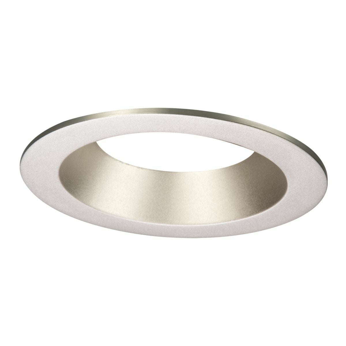 TL3R2GHWF Halo Self-Flanged Microprismatic Lens Conical Reflector Trim, 3-1/4 in ID x 4.36 in OD, LED Lamp, For Use With HL36SA 3 in Shallow Round New Construction Directional Housing, Polymer