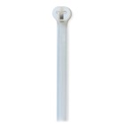 High Performance Cable Tie for Indoor Applications, Natural Color Nylon 6.6, Length of 361mm (14.2 Inches) for Bundle Diameter up to 102mm (4.02 Inches), Width of 4.83mm (0.19 Inches), Tensile Strength Rating of 222 Newtons (50 Pounds), Operating Temperature of -60 Degrees Celsius (-76 F) to 85 Degrees Celsius (185 F) , Bulk Pack