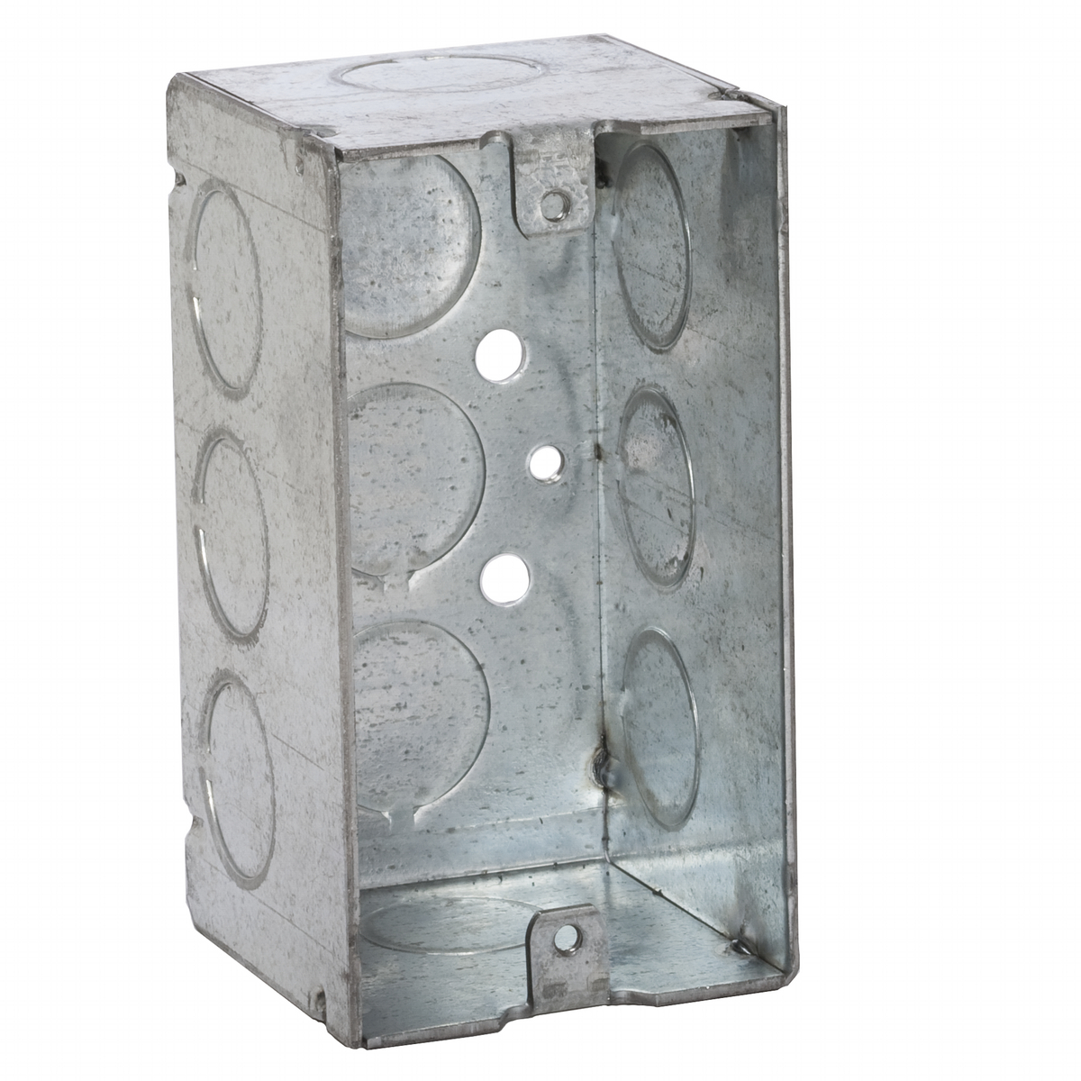 8670 Handy Box, Steel, 16.5 cu-in, 1 Outlet, 6 Knockouts