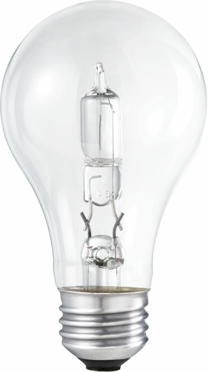 410506 EcoVantage Halogen Lamp, 29 W, E26 Lamp, A19 Shape, 380 Lumens