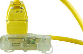 14880226-6 Surge Guard Type SJTW-A Heavy Duty Right Angle GFCI Plug Tri-Cord, 120 V AC, 15 A, 12 AWG Conductor