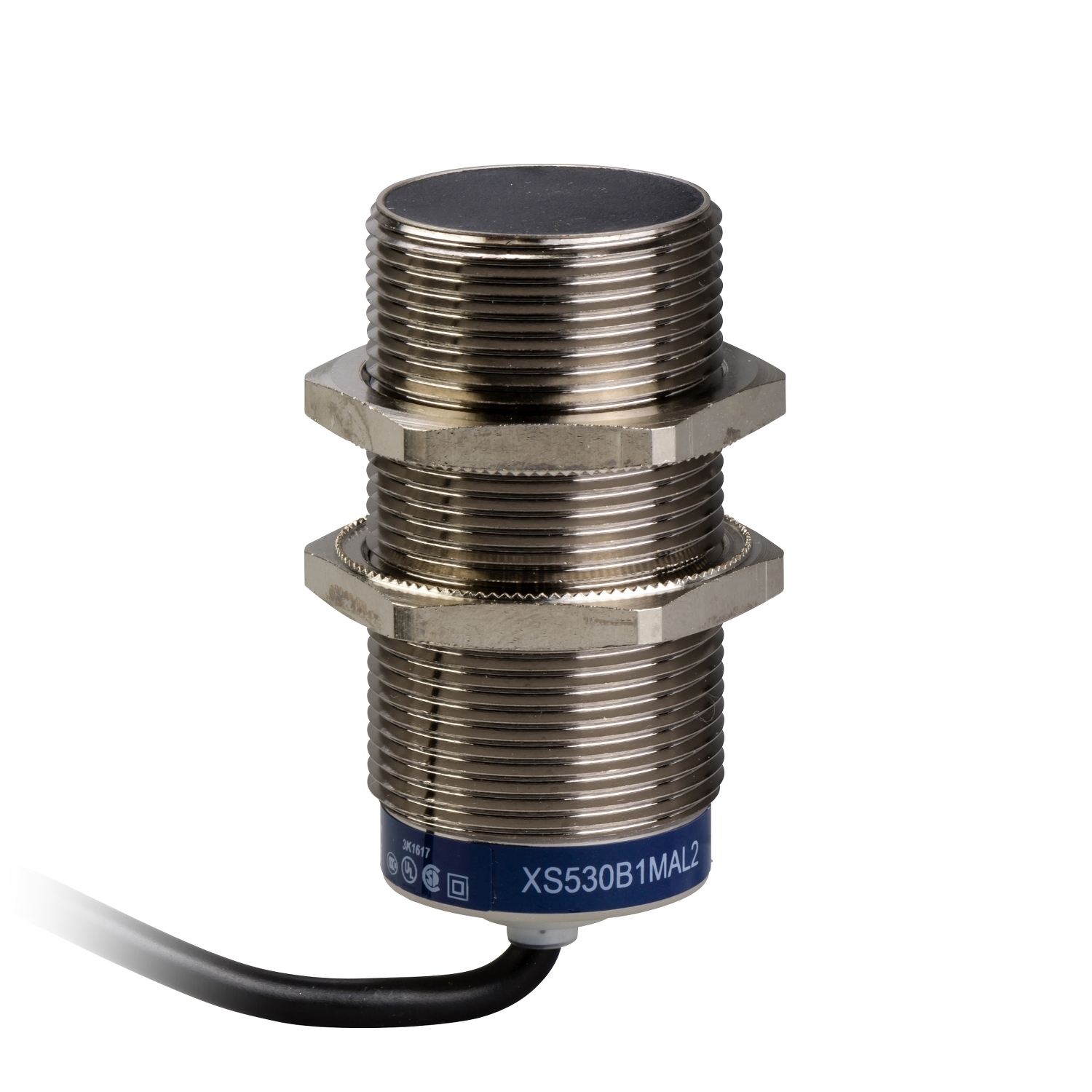 XS530B1MAL2 OsiSense XS Fixed Inductive Sensor, Proximity Sensor, Discrete Output, 1NO Contact, 24 to 240 V AC/DC