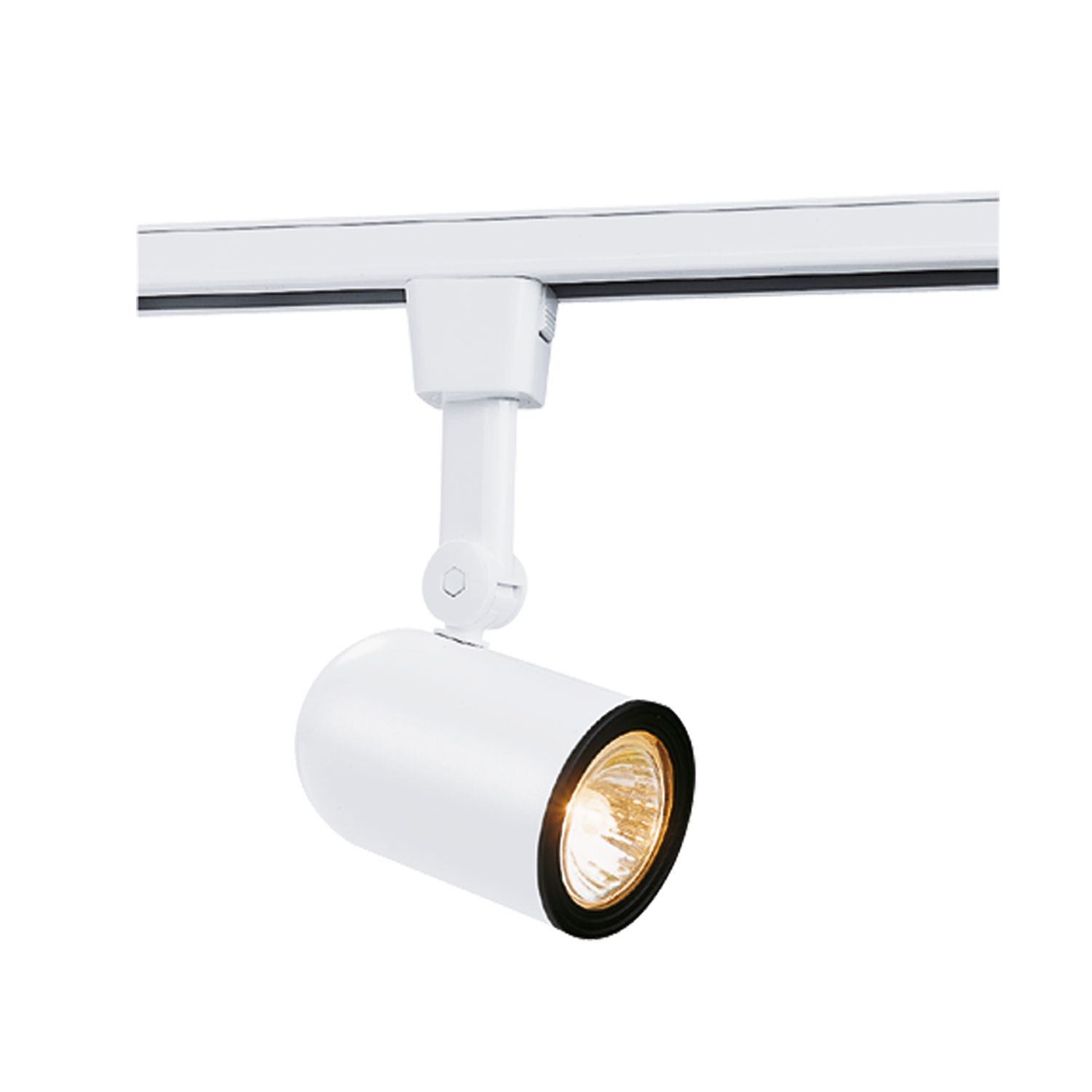 LZR311PL Halo Power-Trac Large Round Back Cylinder Lampholder, 120 V, 6-3/4 in Max Extension