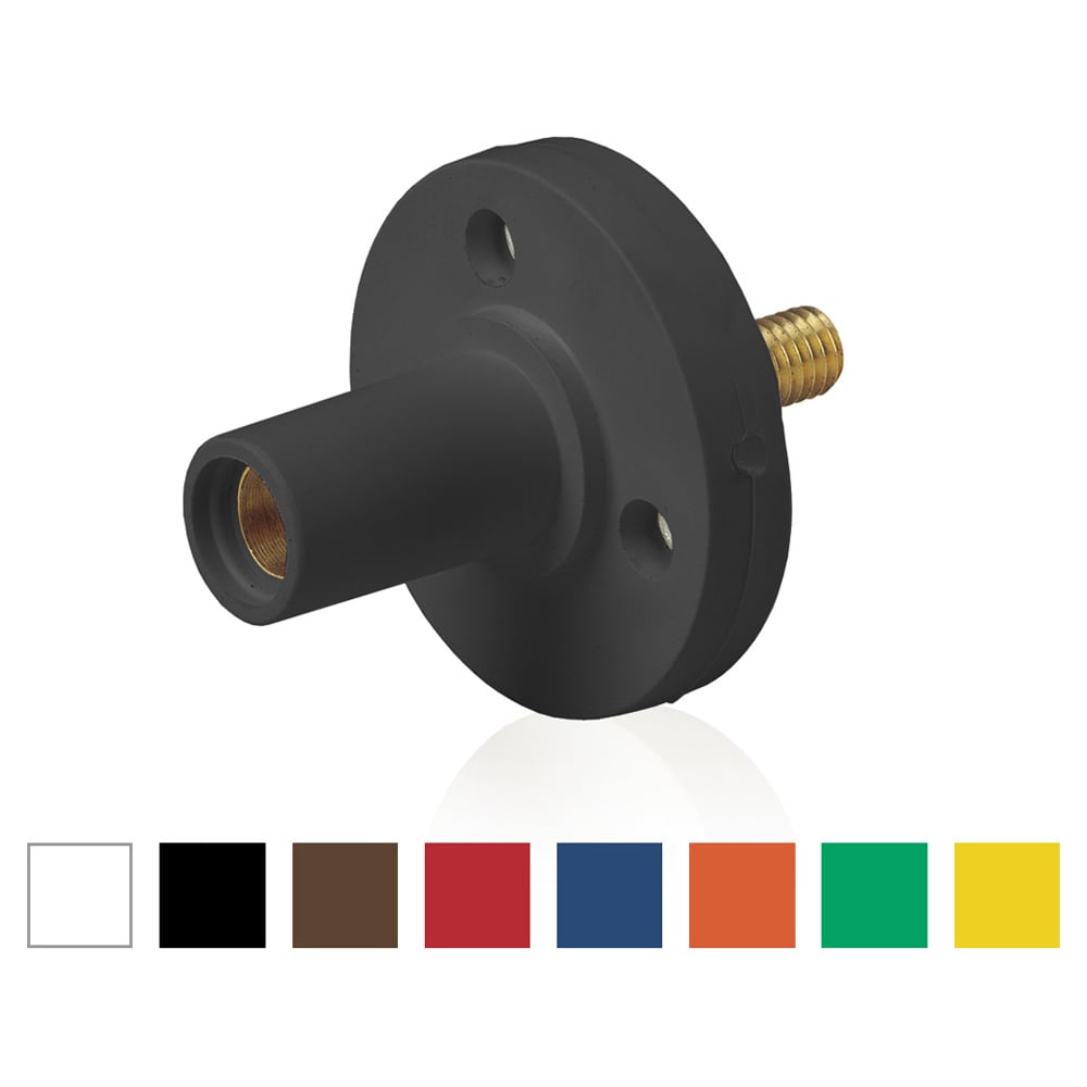 15R22-UH 15 Series 90 deg Cam Type Female Taper Nose Single Pole Receptacle, 600 V AC, 150 A, 8 to 2 AWG Wire, Threaded/Stud Connection, NEMA 3R NEMA Rating