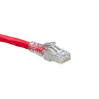 Cat 6A Slimline Patch Cord, 15 Feet, Red