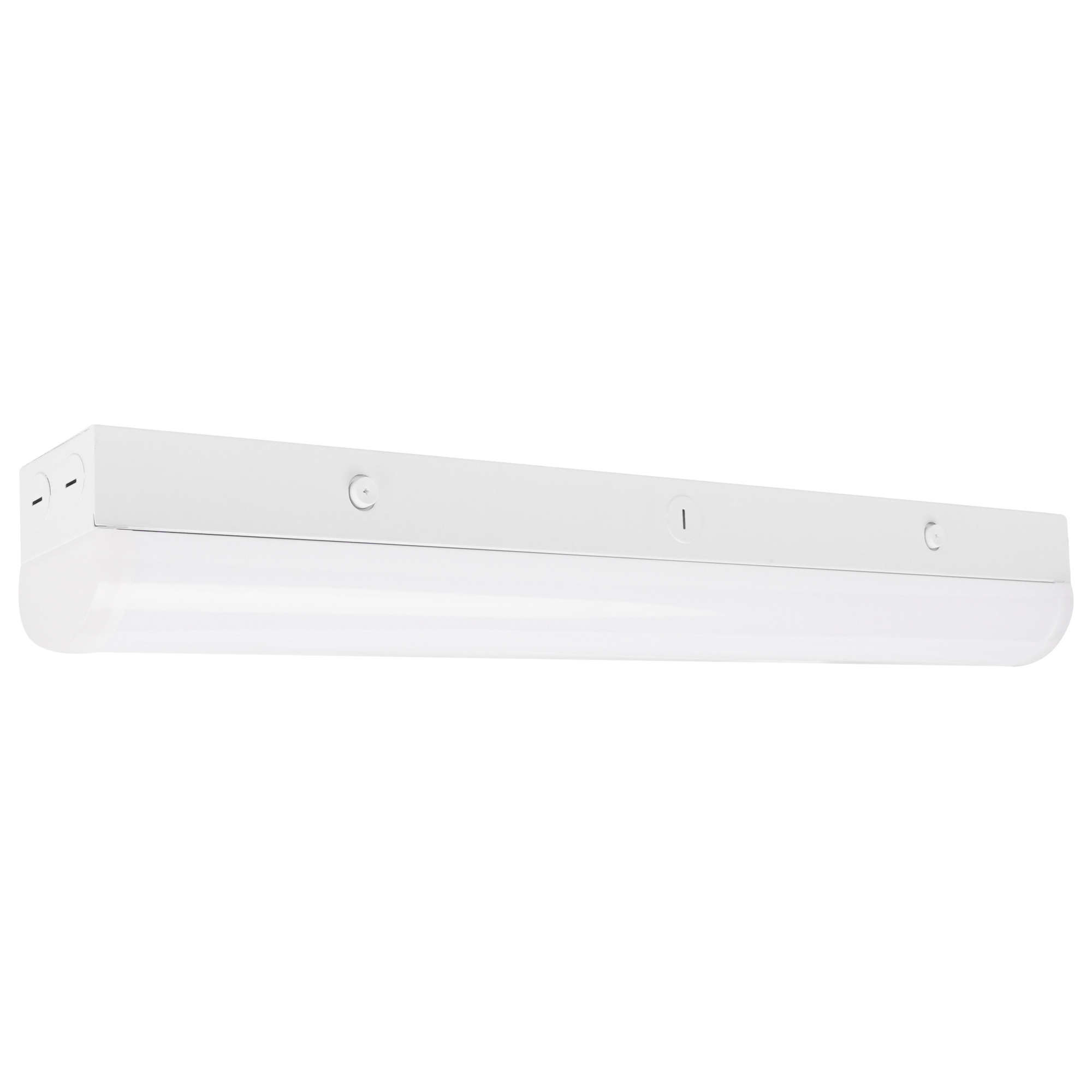 2 Foot LED Linear Strip Light - Field Selectable - White Finish