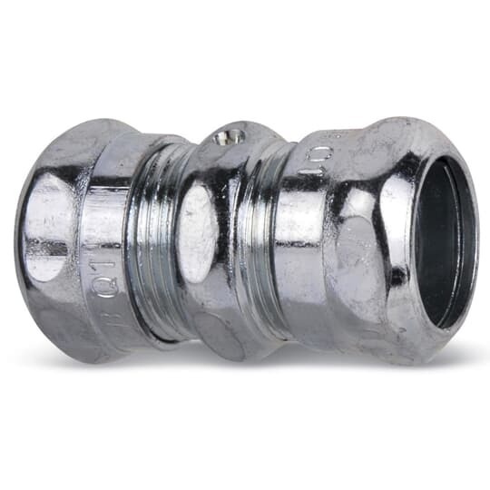 5320 T&B Conduit Coupling, 1 in, For Use With EMT Conduits, Steel, Electro-Zinc Plated