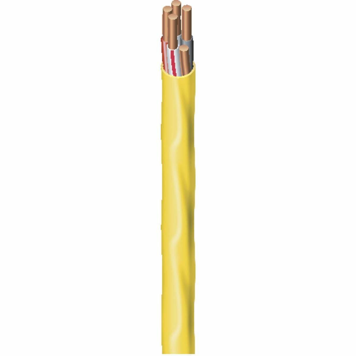 55048401 NMB Non-Metallic Sheathed Cable, 12-2-2 with Ground Extra Circuit, Copper, 1000 ft spool
