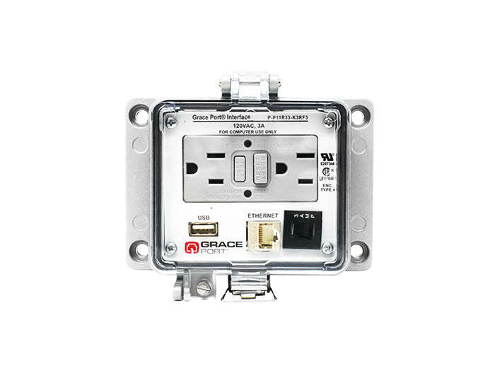 P-P11R33-K3RF3 Cable Panel Interface Connector, Polycarbonate Housing