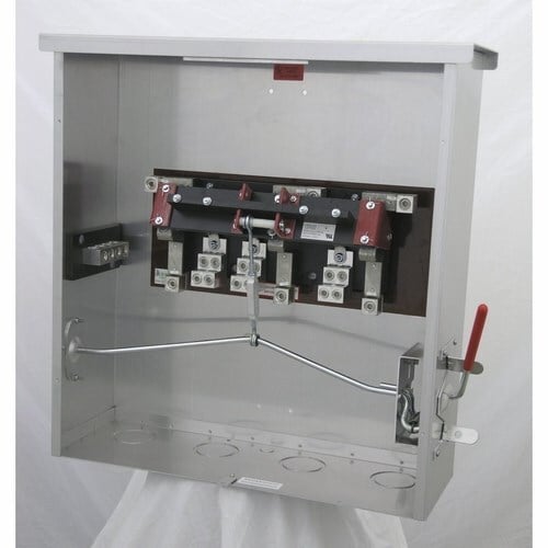 7805  Grade Level Non-Fusible Double-Throw Disconnect Switch, 240 V AC, 200 A, 3 Form C 3PDT Contact, 3 Poles