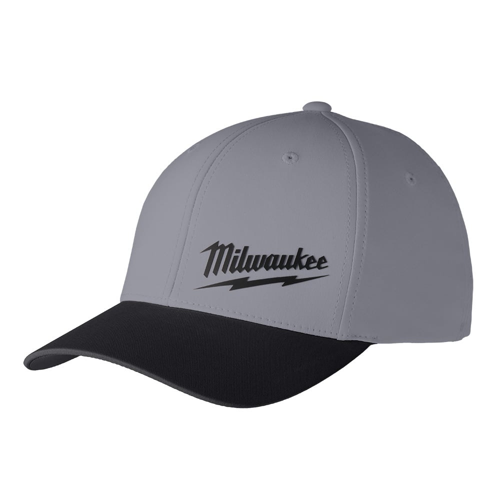 507DG-LXL Workskin Unisex Performance Fitted Hat, L/XL, Dark Gray, Polyester