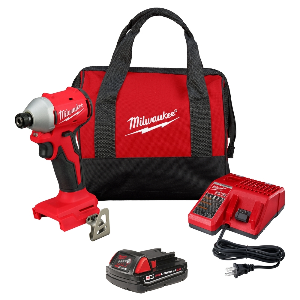 3650-21P Compact Brushless Driver, 1/4 in Drive Hex Drive, 1700 in-lb Torque Rating, 18 V