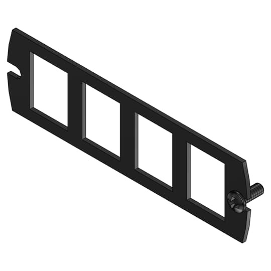 FPT4-CPA-4KEY Steel City Communication Device Plate, 4 in L x 4 in W, Steel