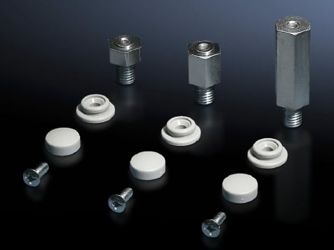 2422000 Spacer, For Use With TS Roof Plate Series Enclosure, M12 Thread, Hexagon Steel