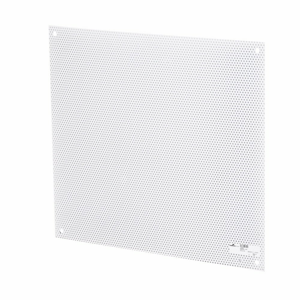 AW3624-1PP Flat Perforated Medium Enclosure Panel, 22-1/2 in W x 32 in H, Steel, White