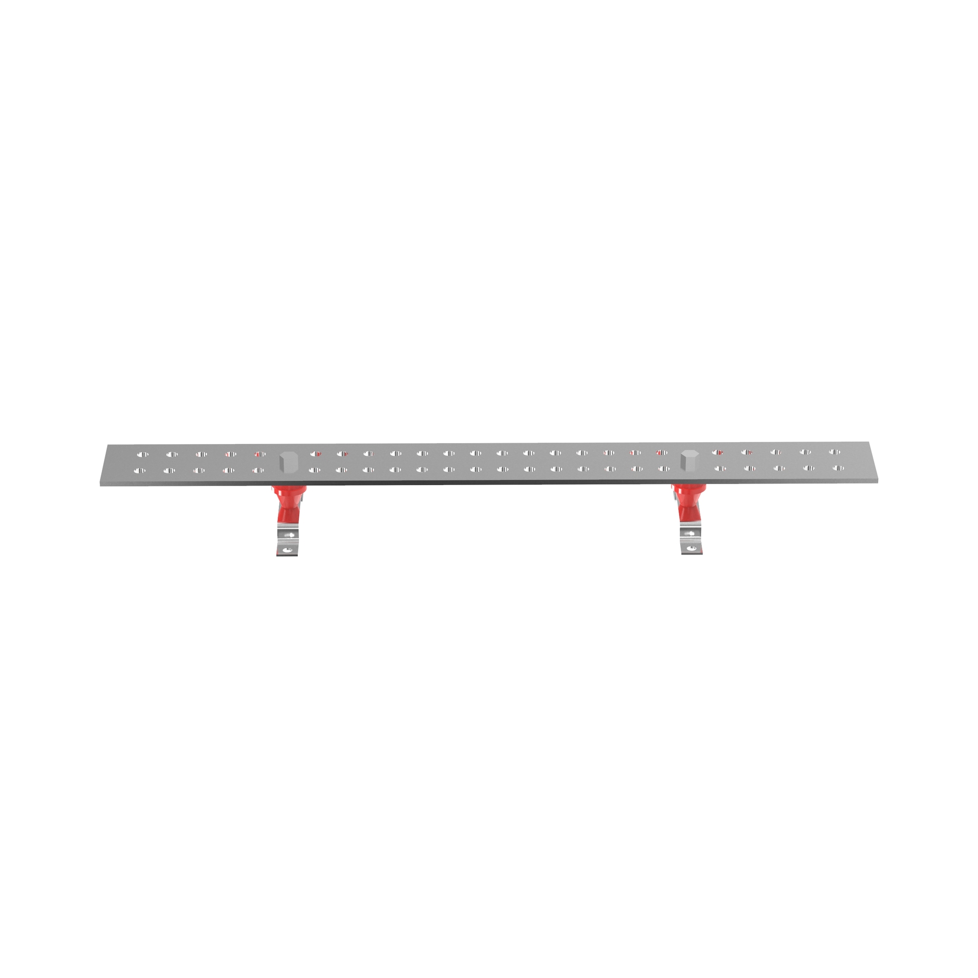 GB4N0024TPI-1 StructuredGround Flat Grounding Busbar, 36 in L x 4 in W, 600 V AC, Copper