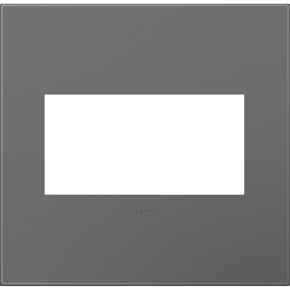 AWP2GMG4 Adorne Designer Wall Plate, 2 Gangs, 5.29 in W x 5.13 in H, Plastic
