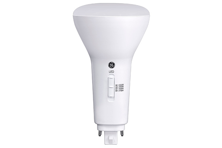 LED9G24Q-V/8SC-4PK Type A 2-Pin Replacement Lamp, 9 W, G24Q/GX24Q Lamp Base, Vertical Shape, 65 to 120 V