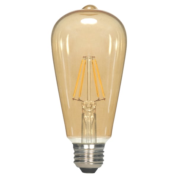 S9578 Omni-Directional LED Lamp, 4.5 W, 40 W Incandescent Equivalent, E26 Lamp, ST19 Shape, 400 Lumens