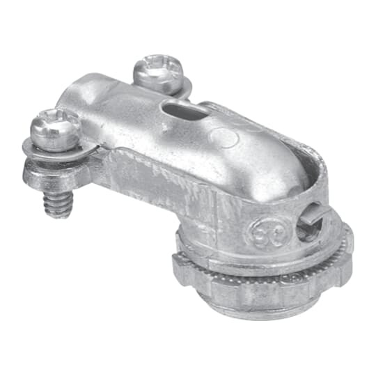 XC-893 Steel City Insulated Cable Angle Connector, 1 in Trade, 1.06 to 1.4 in Cable Openings, Die Cast Zinc