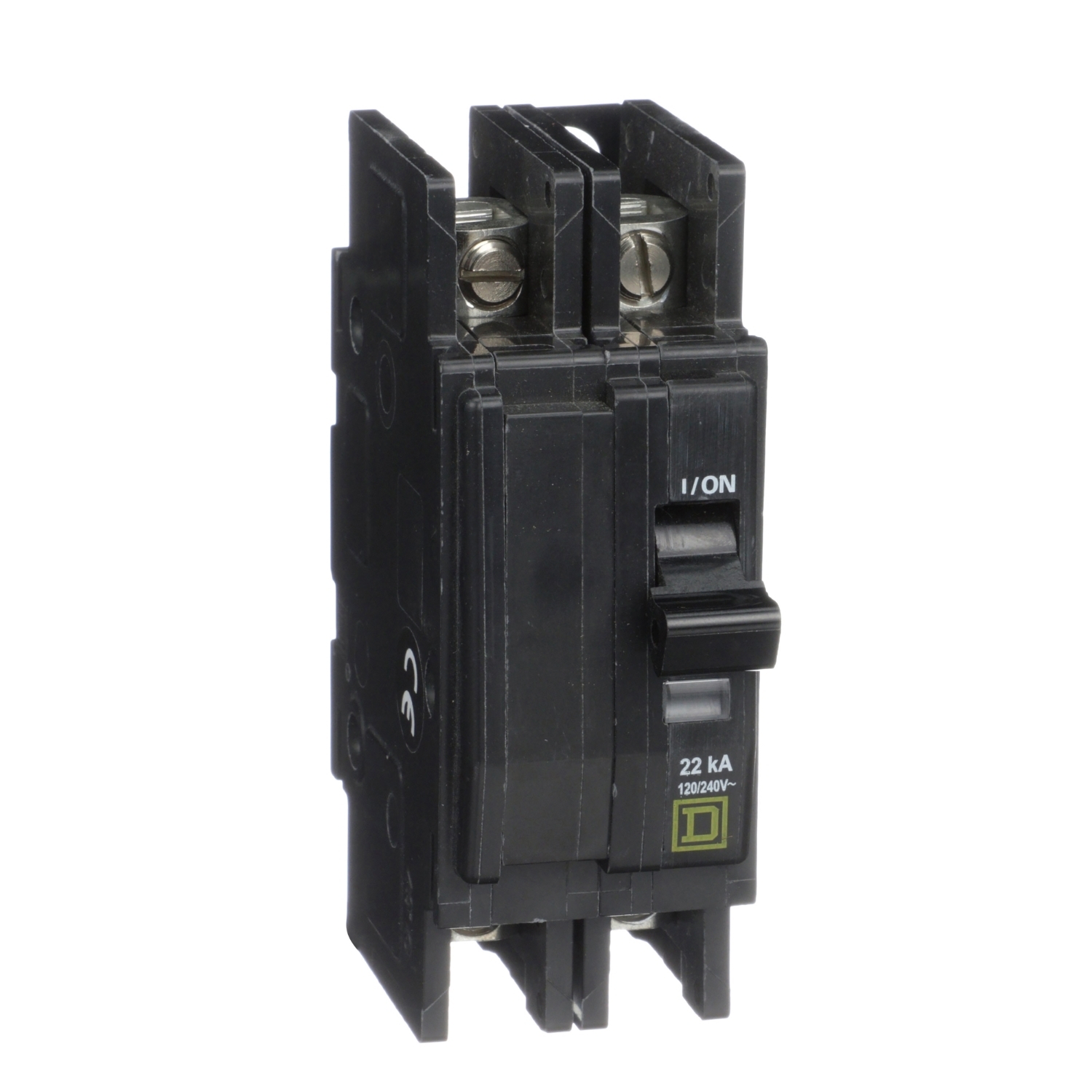 Mini circuit breaker, QOU, 60A, 2 pole, 120/240VAC, 22kA