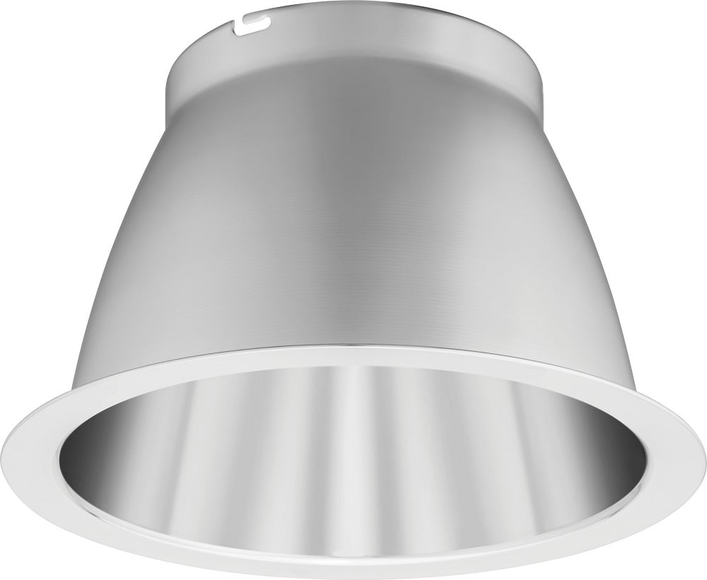 LO6AR TRW LD Trim, 6 in Dia Inside x 7-1/2 in Dia Outside, LED Lamp, For Use With LDN6 Open Non-IC New Construction Downlight, Aluminum
