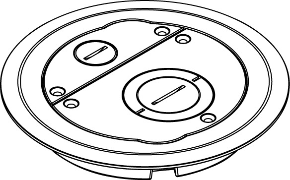 6IN Furniture Feed Cover AsemNickl
