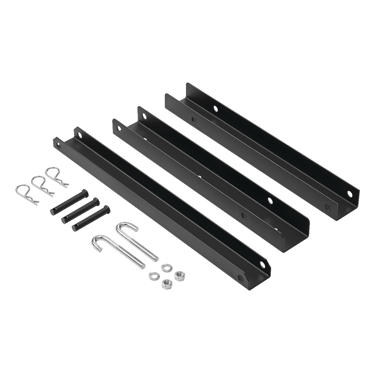 LMTSB24B DCR Modular Triangle Support Bracket Kit, For Use With 24 in Cable Runway, Steel, Black