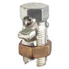 Type HPS - Split-Bolt Connector with Spacer, Conductor Range for Equal Main and Tap ACSR 2-8, Conductor Range for Equal Main and Tap 1 Str-8 Sol, Min Tap with One Max Main 8 Sol, Tin Plated