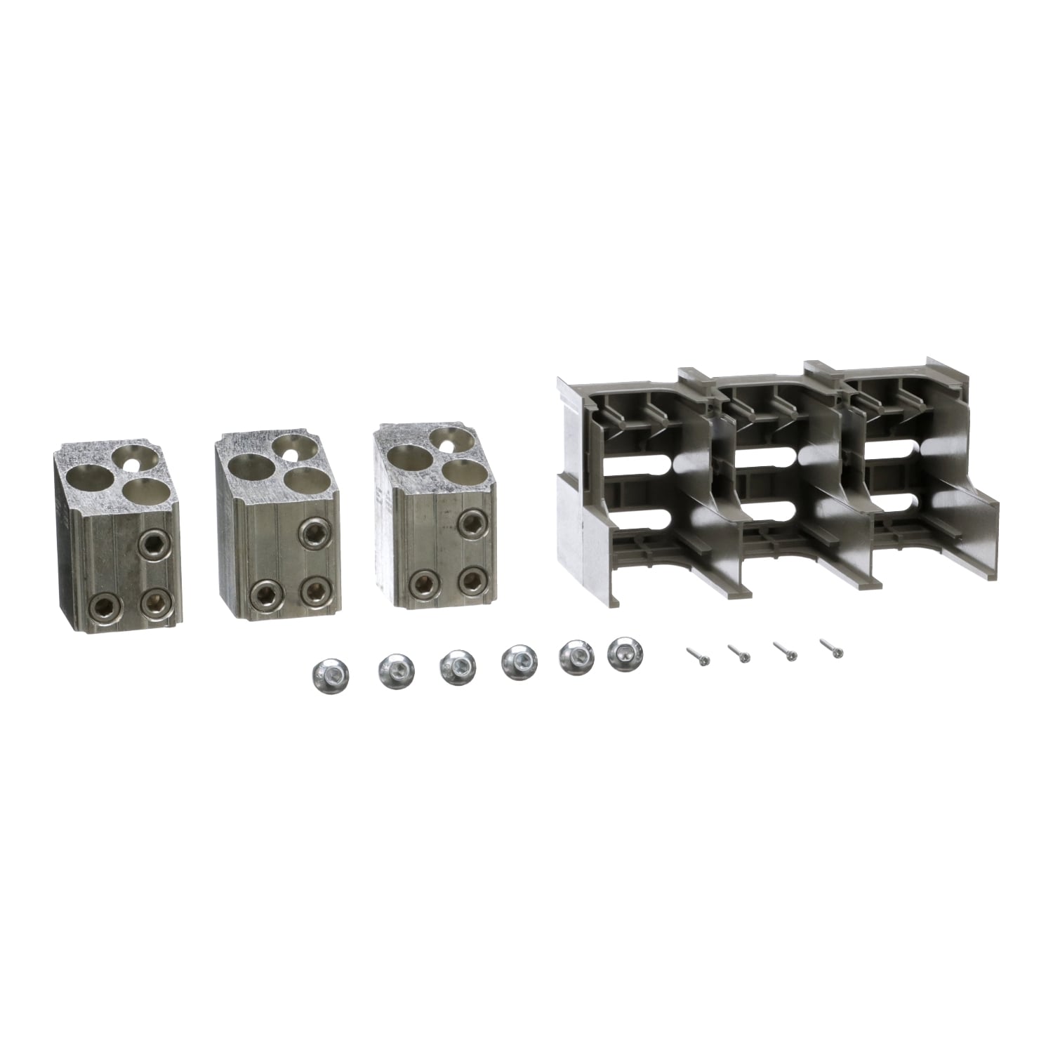 AL1200P6KU Standard Mechanical Lug Kit, 8 to 1/0 AWG, 14 to 1/0 AWG, For Use With 800 to 1200 A M, P, R Frame Unit Mount Circuit Breaker