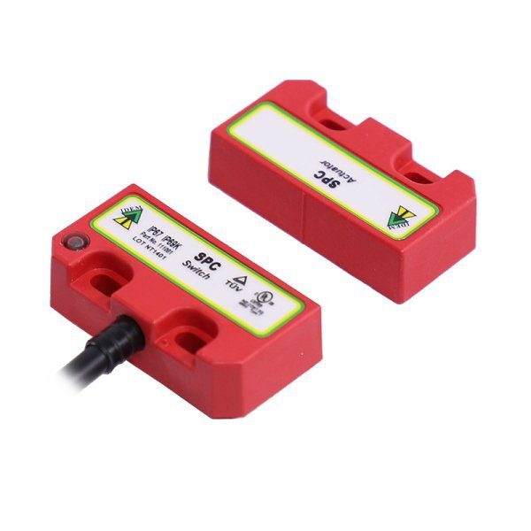 SPC Coded Magnetic Non-Contact Safety Interlock Switch, 2M, 2NC, LED