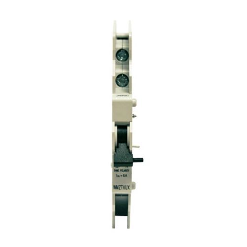 WMZTAUX Auxiliary Contact, For Use With DIN Rail Miniature Circuit Breaker, 110 to 250 V AC, 20 to 13 AWG, IP40 Enclosure, 45 mm Frame, Lift Terminal