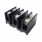 Power Distribution Blocks, Open, 175A, Three-pole, 2/0-#8AWG line, (4)#4-#14AWG load