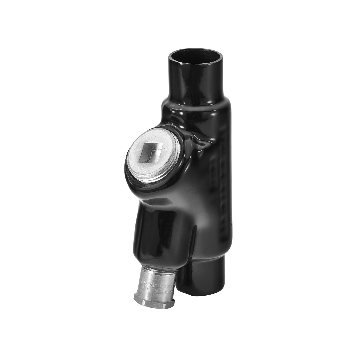 PV0700EYD2 EYD Female Hub Conduit Sealing Fitting With Drain, 3/4 in, For Use With Rigid Conduits, Steel, Galvanized/PVC Coated