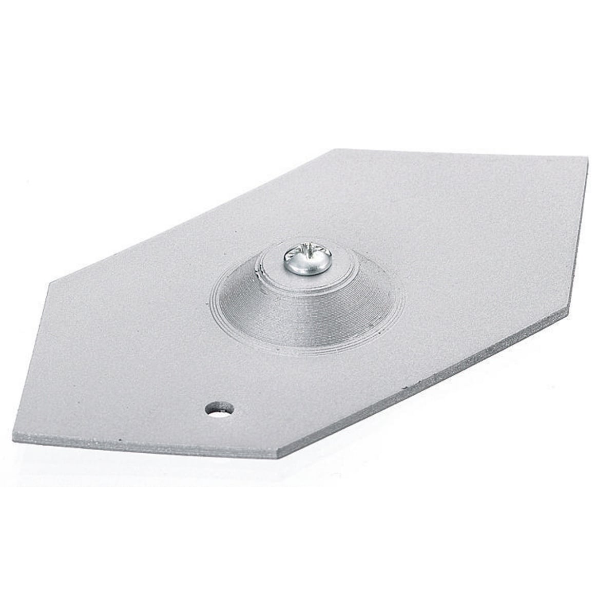 HBLALU5709 Standard Grounding Adapter, For Use With HBLALU5000, HBLALU7620 Series Metal Raceway, Aluminum, Satin Anodized