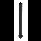 Poles Ps4 Square Pole 4 Inch 7 Gauge 30 Feet Drilled