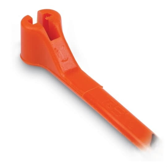 TY28M-3 Ty-Rap High Performance Standard Cable Tie, 14.2 in L x 0.19 in W x 0.055 in THK, Nylon/Polyamide 6.6, Orange
