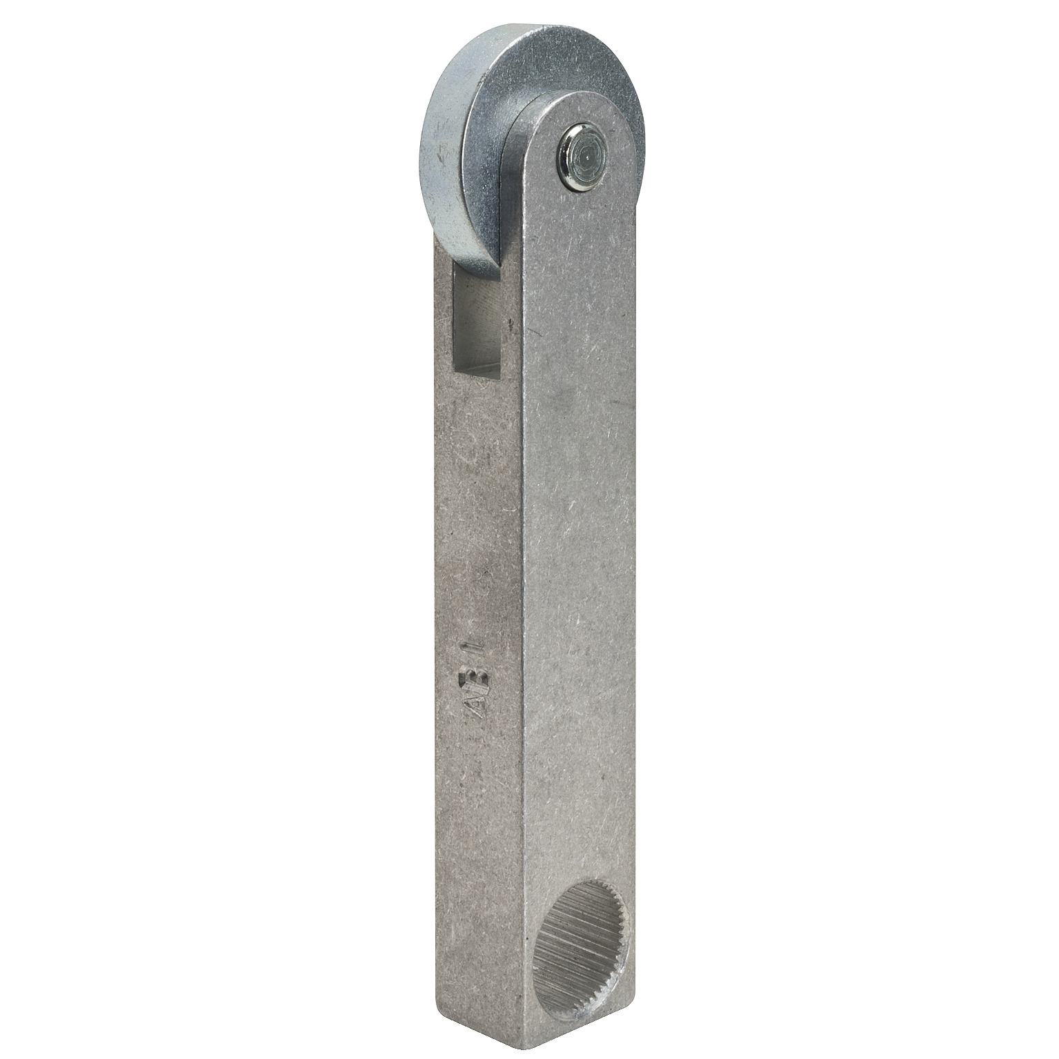 AB2 L100/300 OsiSense Adjustable Rotary Severe Duty Limit Switch Lever Arm, 3 in L, Steel Roller, Steel Arm