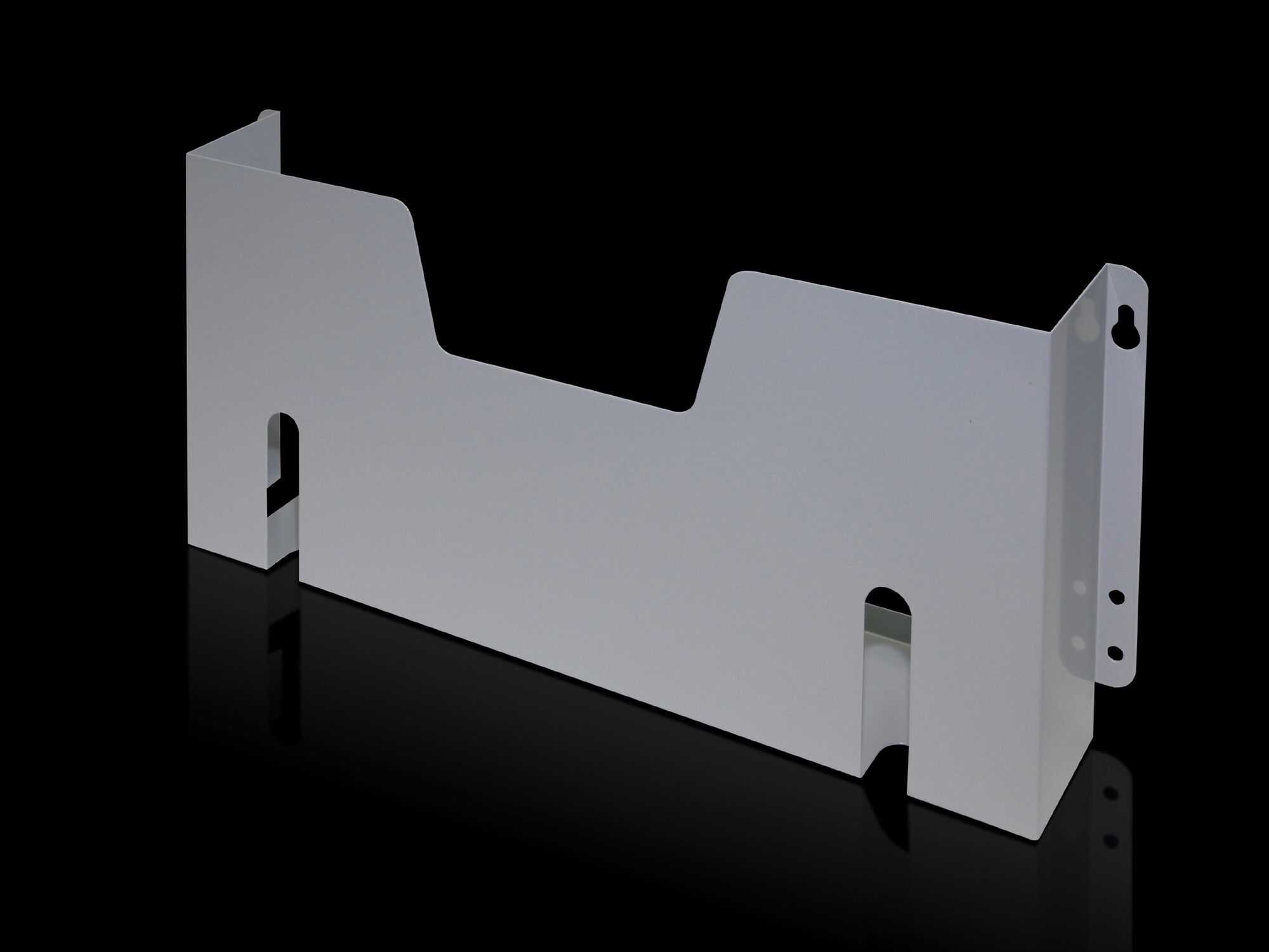 4116000 PS Series Wiring Plan Pocket, 3-1/2 in D, For Use With 600 mm W Door, VX, TS, CM, SE, PC, TP Series Pedestal, Sheet Steel, Light Gray