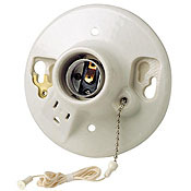 9726-C2 1-Piece 1-Circuit Lampholder, 660 W Lamp, 125 V AC, 15 A, E26 Lamp