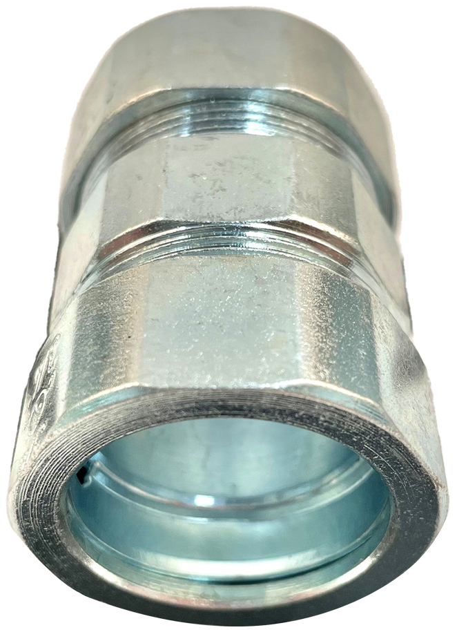 NTC200 Conduit Coupling, 2 in, For Use With Rigid Conduit to Enclosure, Steel, Zinc Plated