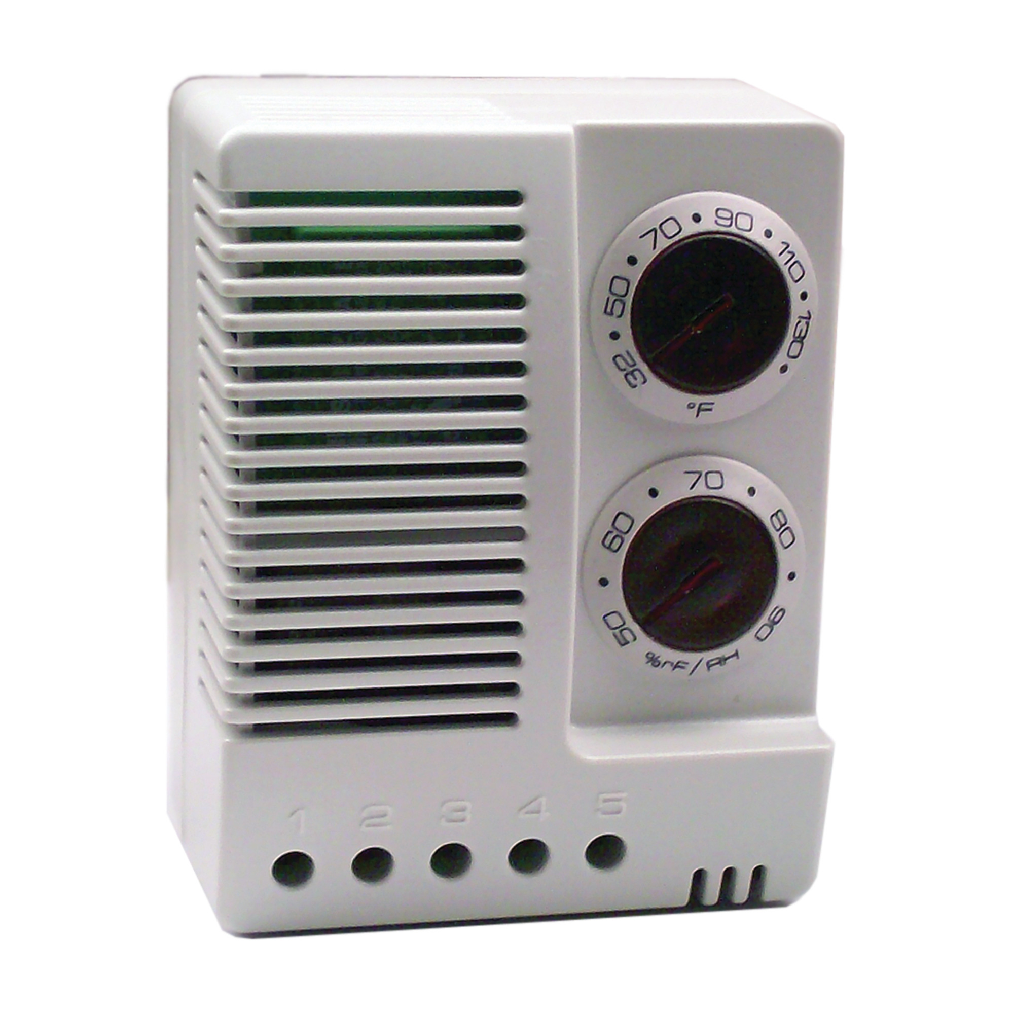 ATEMHUM D85 Electronic Hygrotherm, 120 V AC, DIN Rail Mount