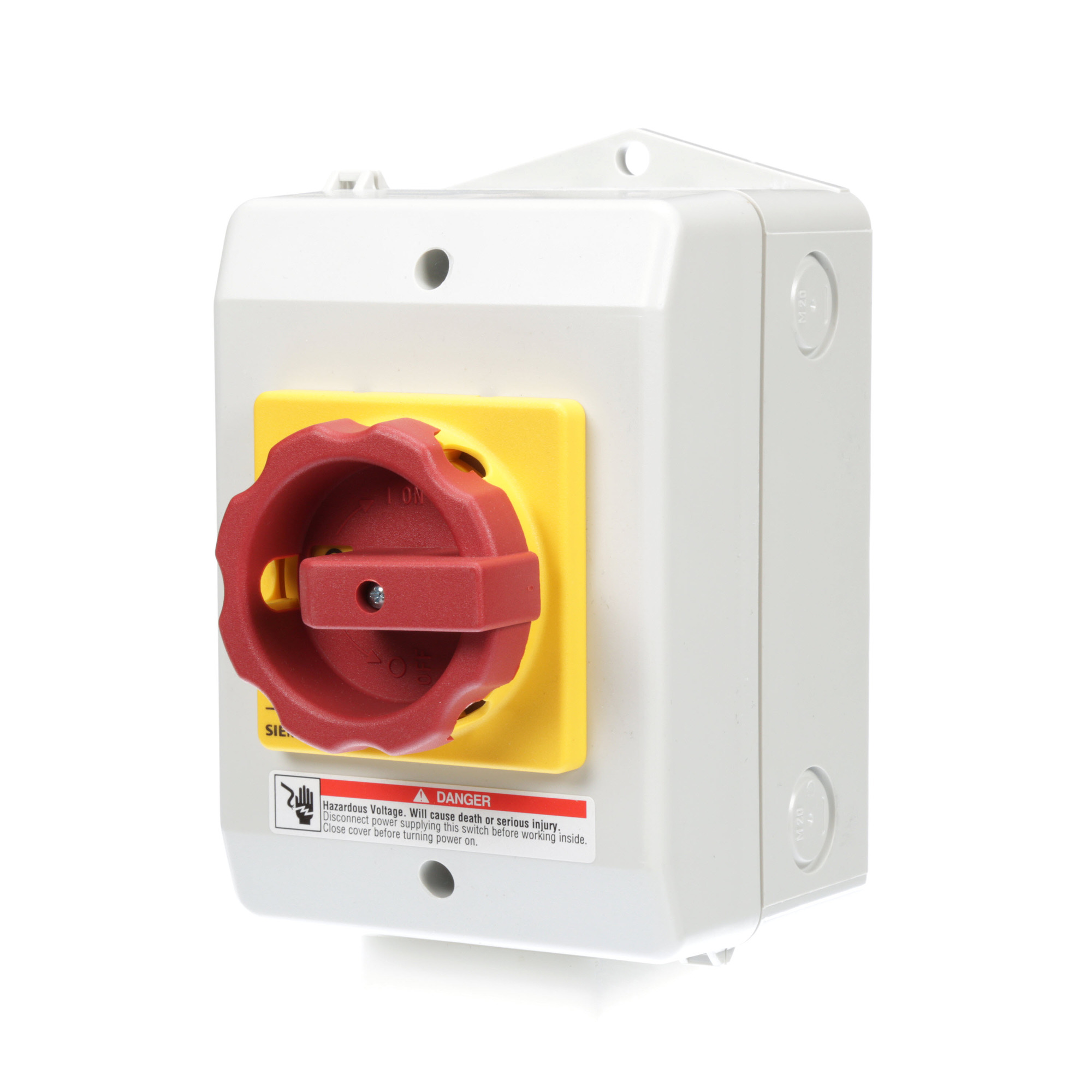 3LD2264-0TB53-0US2 Sentron 3LD Emergency Stop Enclosed Disconnect Switch, 690 V AC, 32 A, 3 Poles