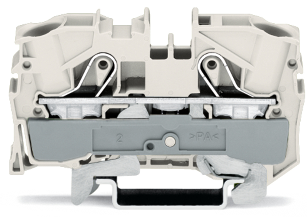 2010-1208 Operating Tool Conductor Terminal Block, 20 to 6 AWG Wire, 1 Poles, DIN Rail Mount