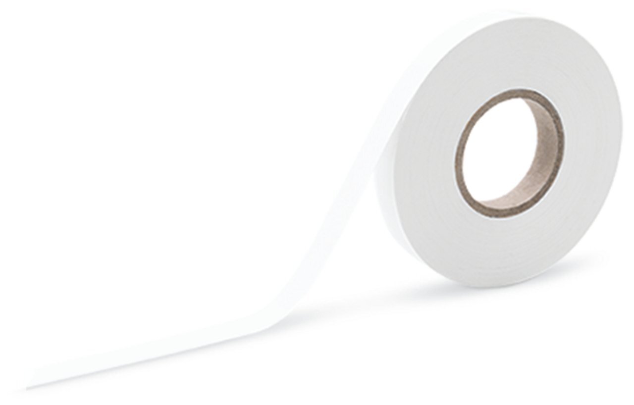 210-880 Permanent Adhesive Marking Strip, 12.7 mm W, White Legend