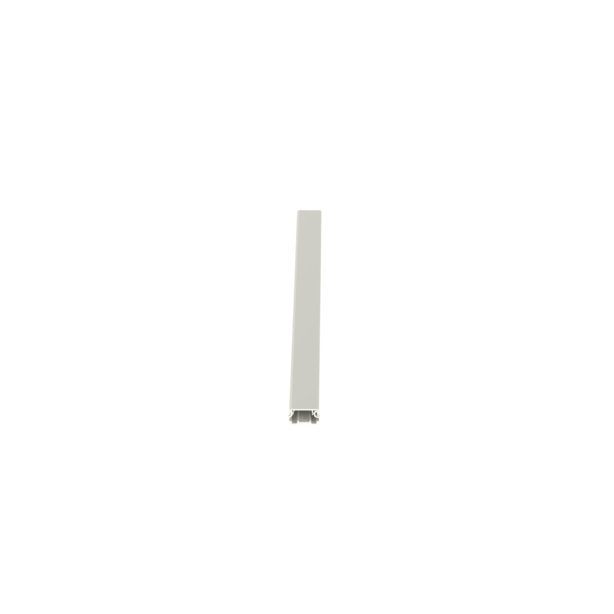 LDPH3IW6-A Pan-Way Power Rated Channel Tamper-Resistant Non-Metallic Raceway, 6 ft L x 0.77 in W x 0.41 in H, 1 Channel, Rigid PVC
