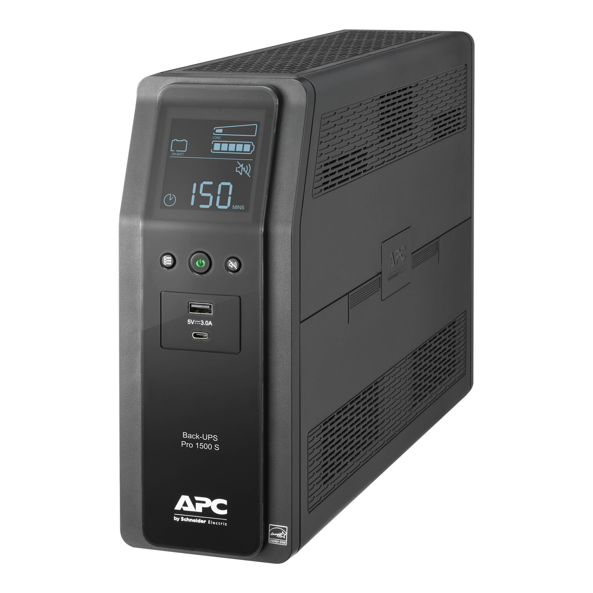 BR1500MS2 Back-UPS, 120 V Input, 900 W Power Rating, (10) Outlets