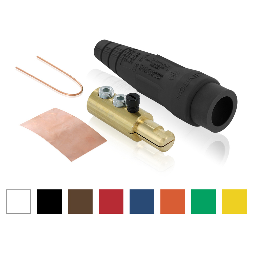 18D24-UG 18 Series Cam Type Detachable Male Plug, 600 V AC, 400 A, 2/0 to 4/0 AWG Wire, Double Set Screw Connection, NEMA 3R NEMA Rating