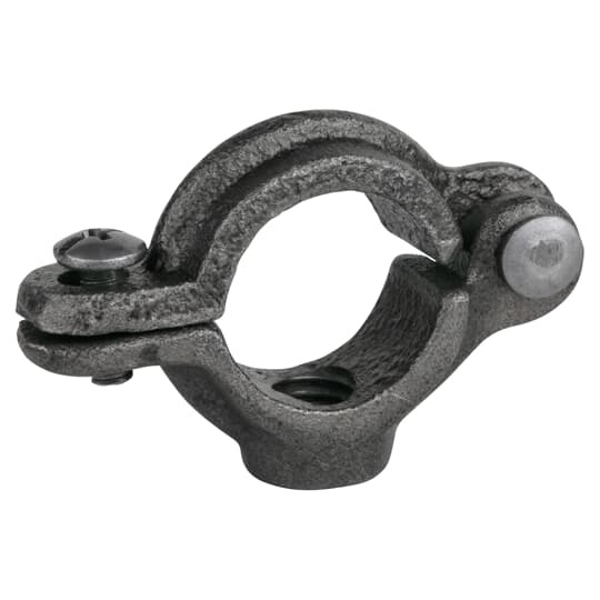M718-1-1/4-EG Superstrut M-718 Pipe Strap/Clamp Extension Ring Hanger, 1-1/4 in Conduit, 180 lb Load, Malleable Iron