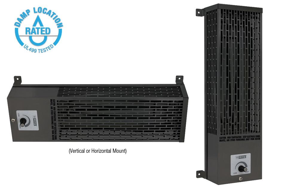 U2450 U Series Utility Pumphouse Heater, 120/240 V AC, 0.5 kW